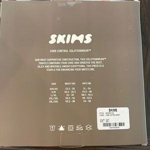 SKIMS Core Control Brief, NWT. Color: Clay
